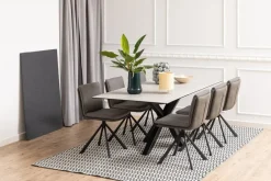MID.YOU Esstisch Nagano grau