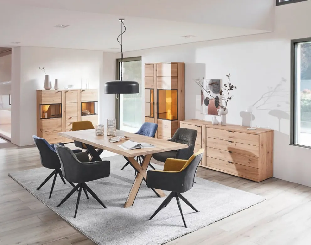 Linea Natura Esstisch X-Ray eichefarbig Clearance