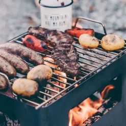 Höfats Feuerkorb & Grill Beer Box dunkelgrau Outlet