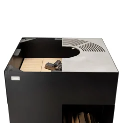 Nouvel Feuerschale & Grill Cubo Pro schwarz Best