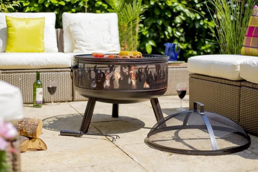 Buschbeck Feuerschale & Grill Wildfire schwarz Online