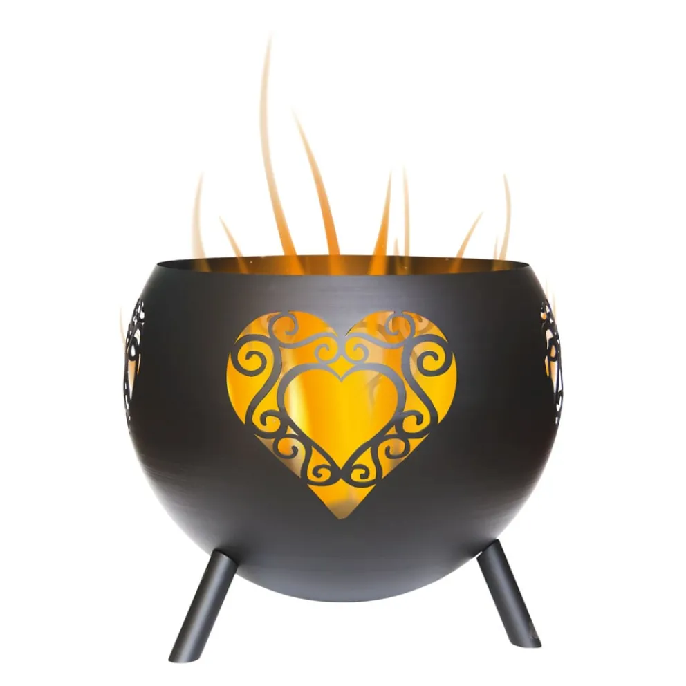 Colibri Feuerschale Heart schwarz Best
