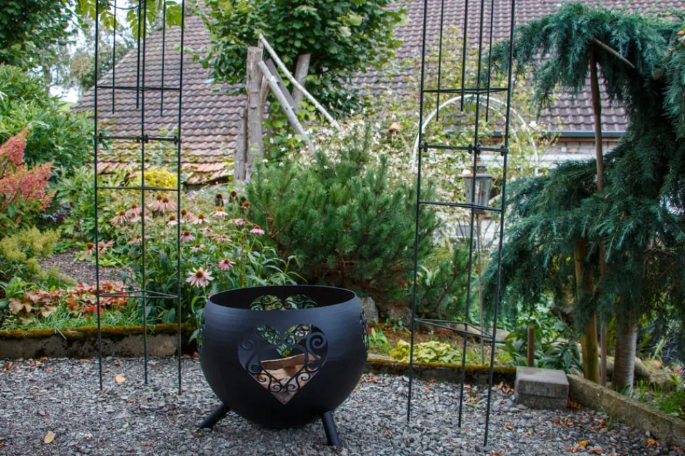 Colibri Feuerschale Heart schwarz Best
