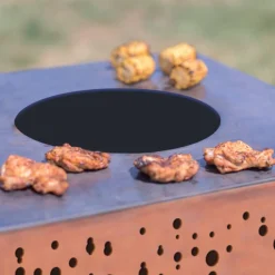 Eldur Feuerschale Pro Cube rostrot Hot