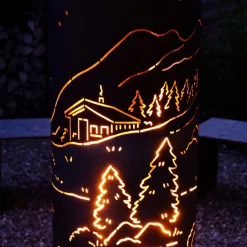Nouvel Feuersäule Fiamma Nero Montagna schwarz Hot