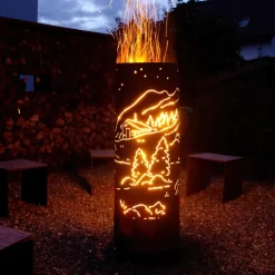 Nouvel Feuersäule Fiamma Nero Montagna schwarz Hot
