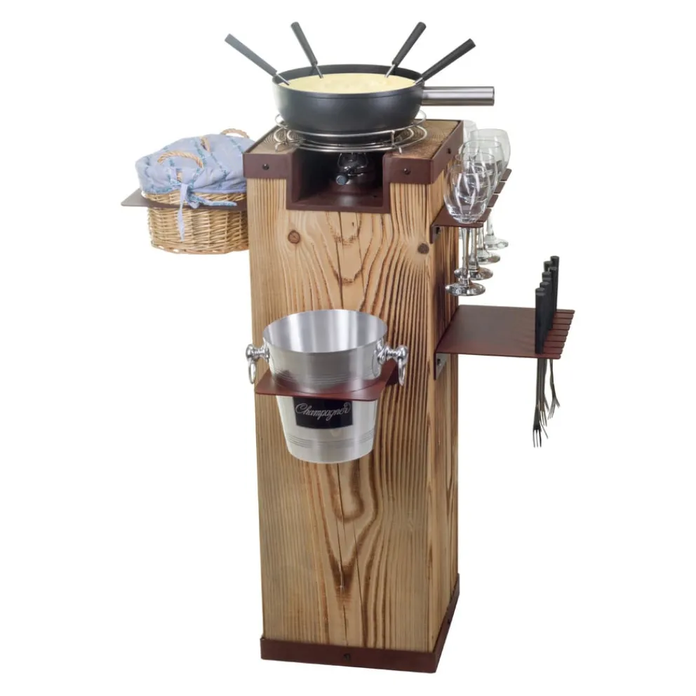 Nouvel Fondue Bar Natur braun, schwarz Online