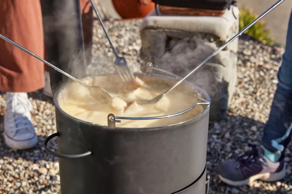 Nouvel Fondue/Kochkessel Outdoor silber Online