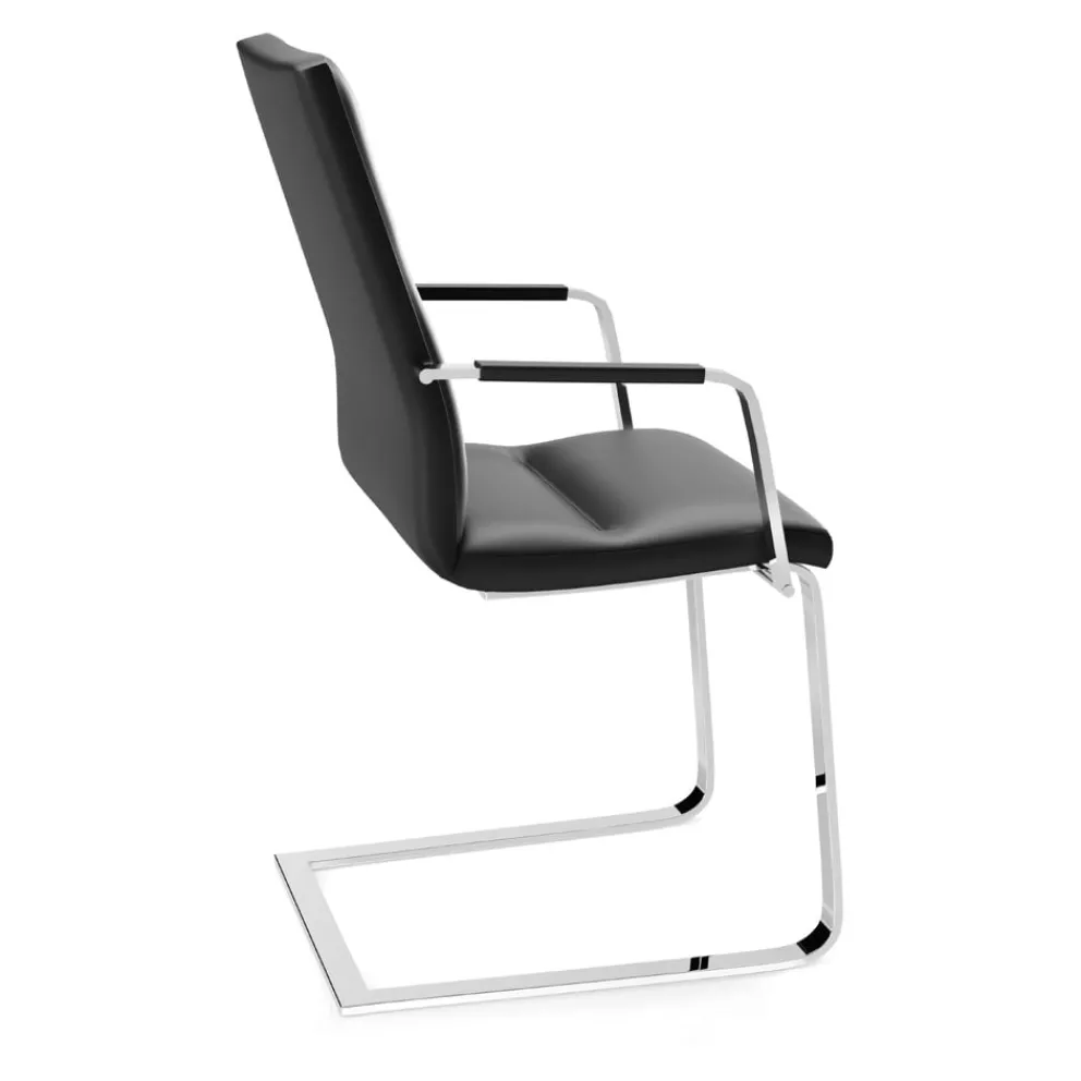 seetalswiss Freischwinger Eva Genua schwarz 0500 Clearance