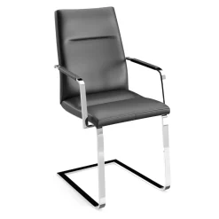seetalswiss Freischwinger Eva Genua schwarz 0500 Clearance