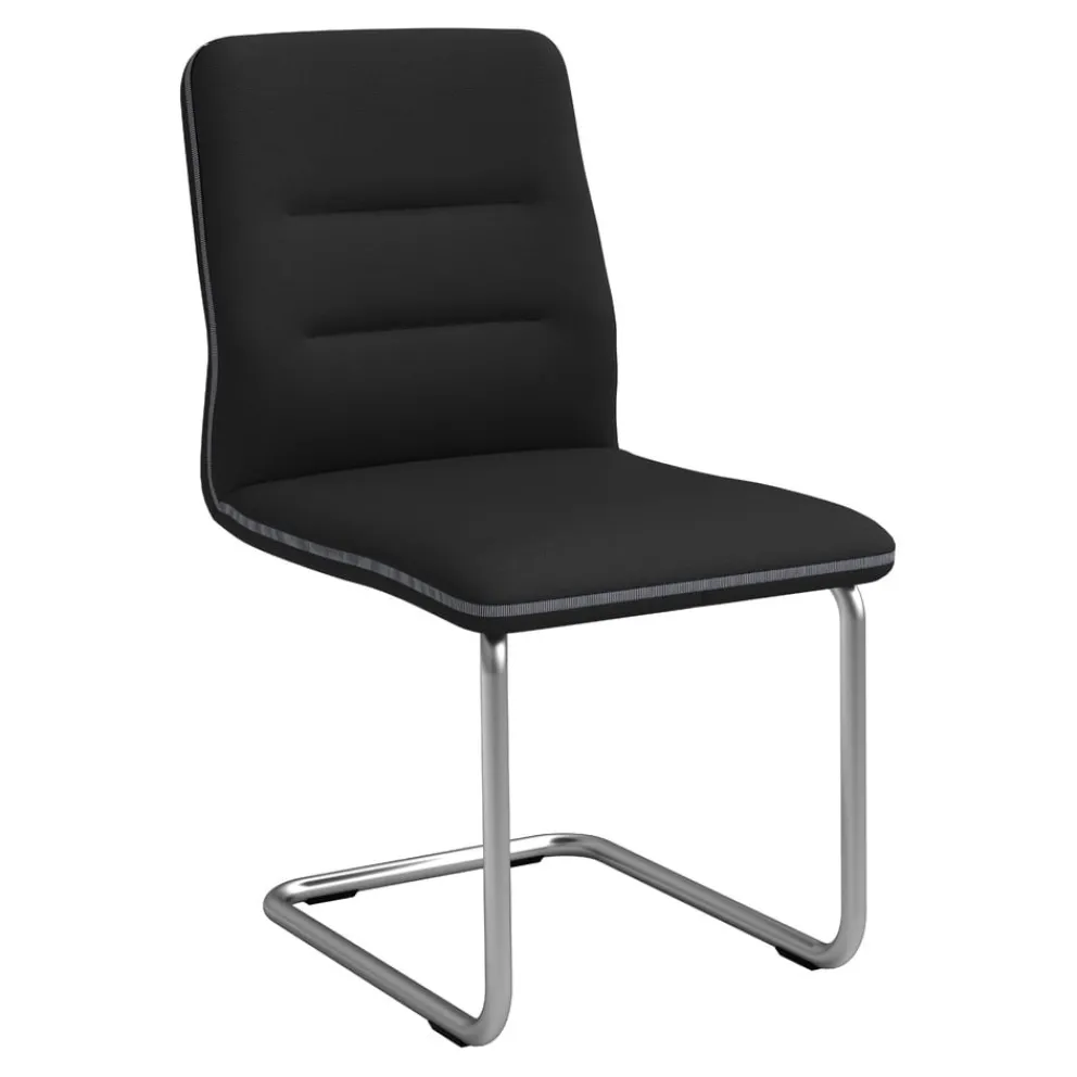 seetalswiss Freischwinger Linda Genua schwarz 0500 New