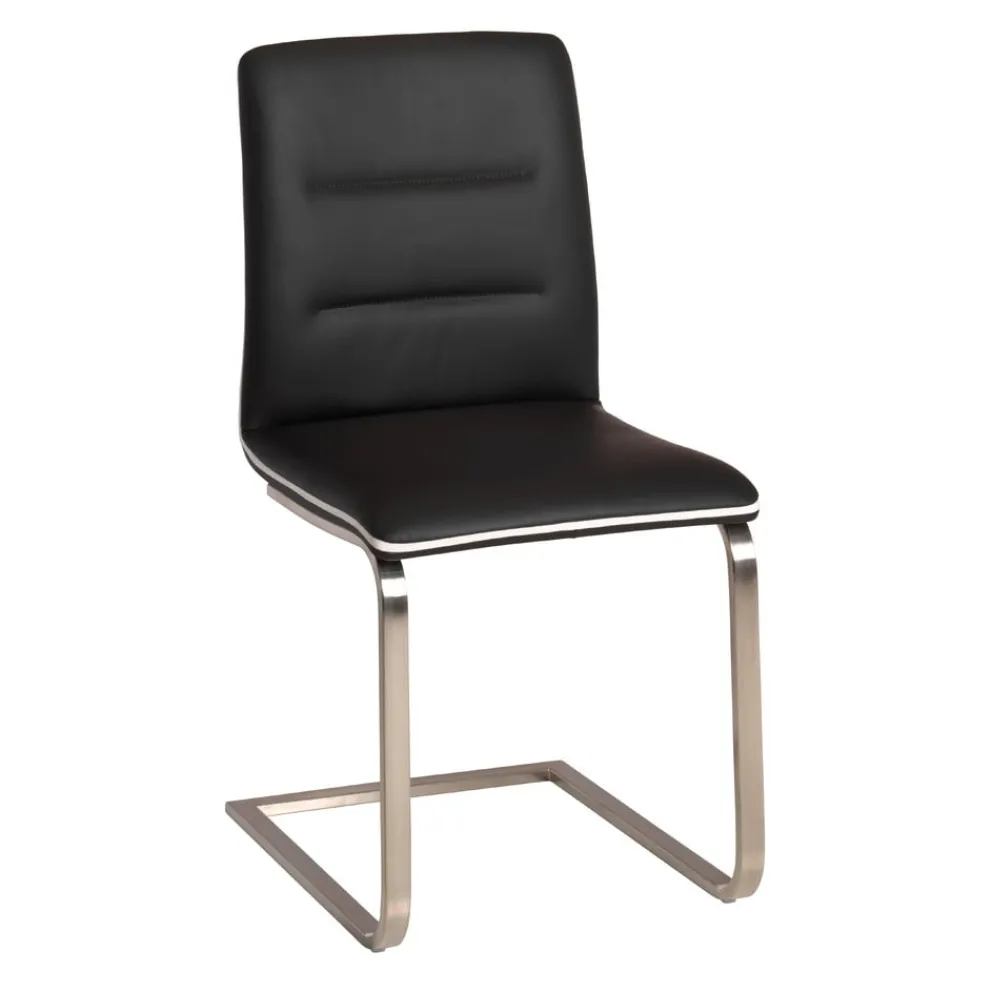 seetalswiss Freischwinger Linda Genua schwarz 0500 New