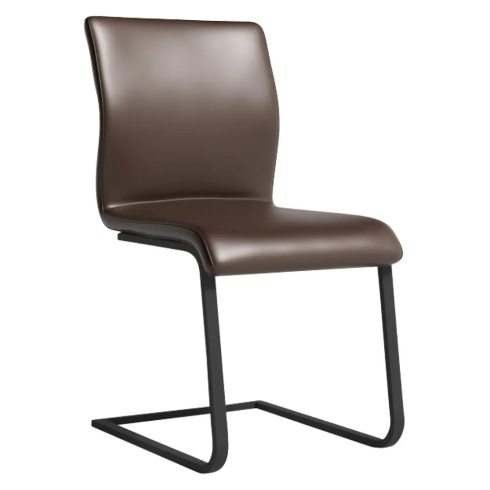 TEAM 7 Freischwinger Magnum Leder L1 dunkelbraun 74024