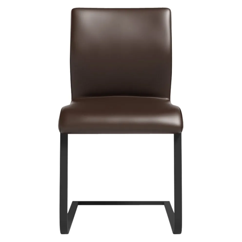 TEAM 7 Freischwinger Magnum Leder L1 dunkelbraun 74024