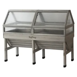VegTrug Frühbeetaufsatz Pflanztrog grau Outlet