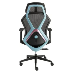 BYYU Gamingstuhl Gaming-105 blau, rosa, schwarz New