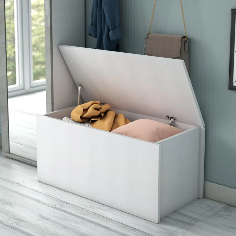 Sikelia Garderobenbank Shoe weiss Outlet