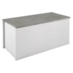 Sikelia Garderobenbank Shoe betongrau, weiss Hot