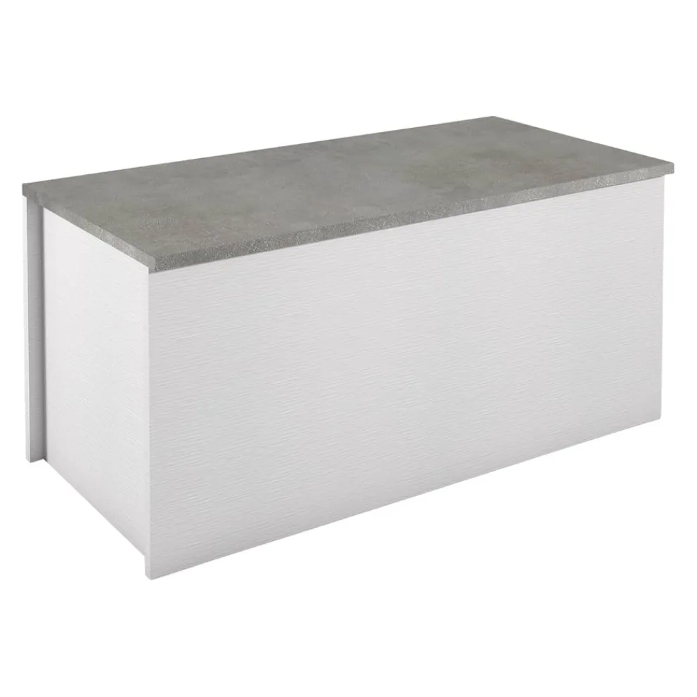 Sikelia Garderobenbank Shoe betongrau, weiss Hot