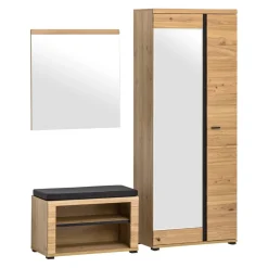 Linea Natura Garderobenbank Sonos eichefarbig Outlet