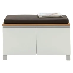 Dieter Knoll Garderobenbank Sorrent weiss Clearance