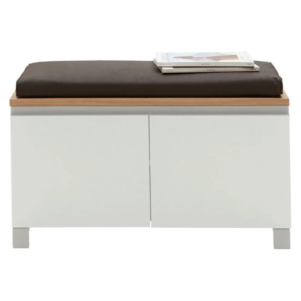 Dieter Knoll Garderobenbank Sorrent weiss Clearance