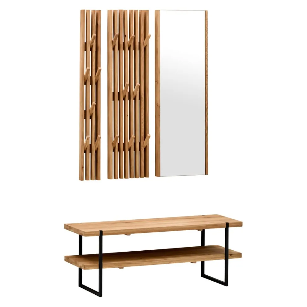 Linea Natura Garderobenbank Studioline eichefarbig