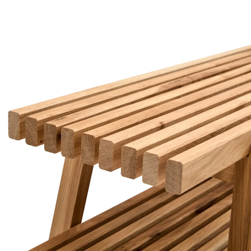 Linea Natura Garderobenbank Studioline eichefarbig Discount