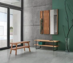 Linea Natura Garderobenbank Studioline eichefarbig Discount