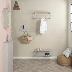 Spinder Design Garderobenbank TAFF taupe
