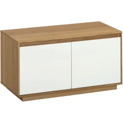 Novel Garderobenbank V100 eiche, weiss Best