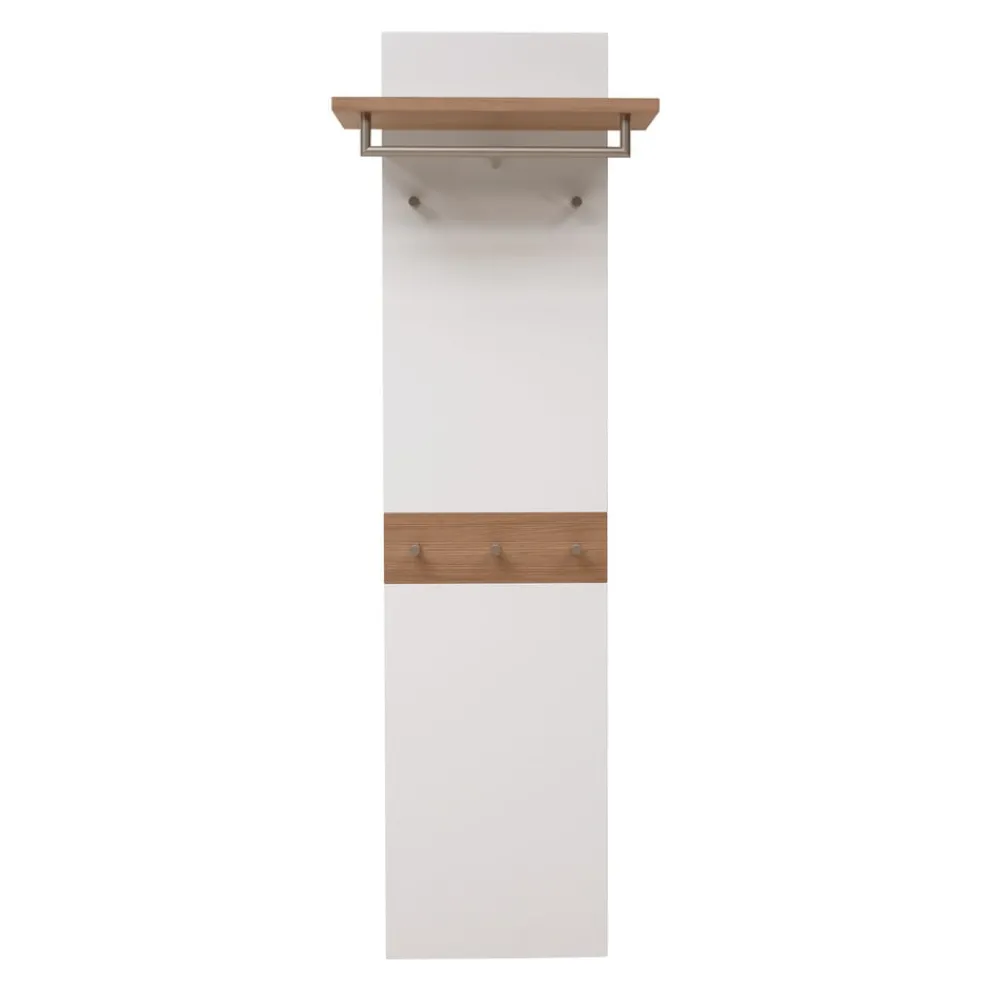 Dieter Knoll Garderobenpaneel Arco eichefarbig, weiss Discount