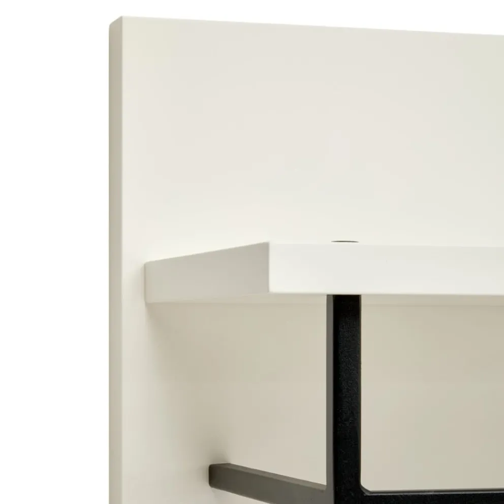 Edition Garderobenpaneel ENYO eichefarbig, weiss New