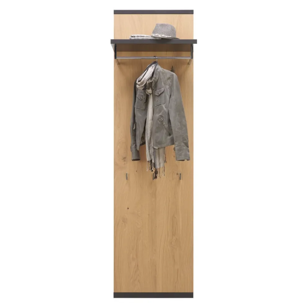 Invivus Garderobenpaneel Infinity_506 Asteiche, graphitschwarz Sale