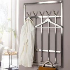 MID.YOU Garderobenpaneel Metall silber Outlet