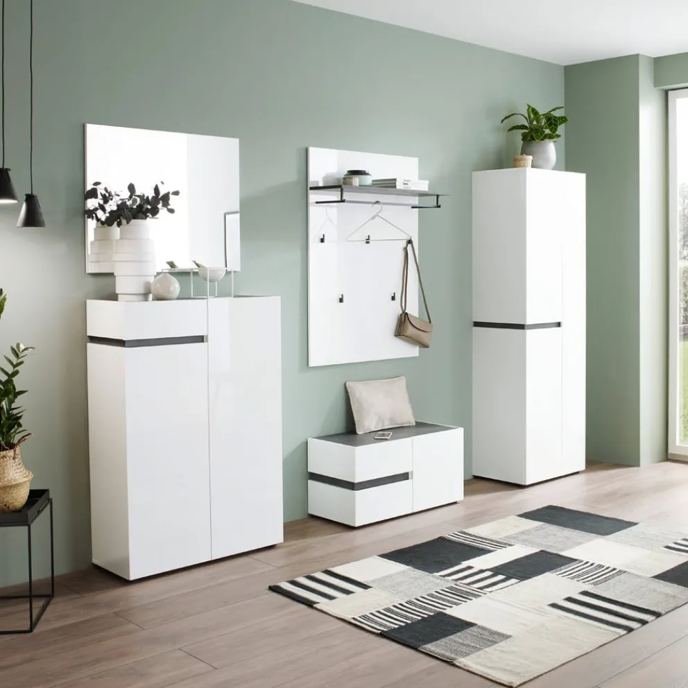 Voleo Garderobenpaneel Yes weiss Discount