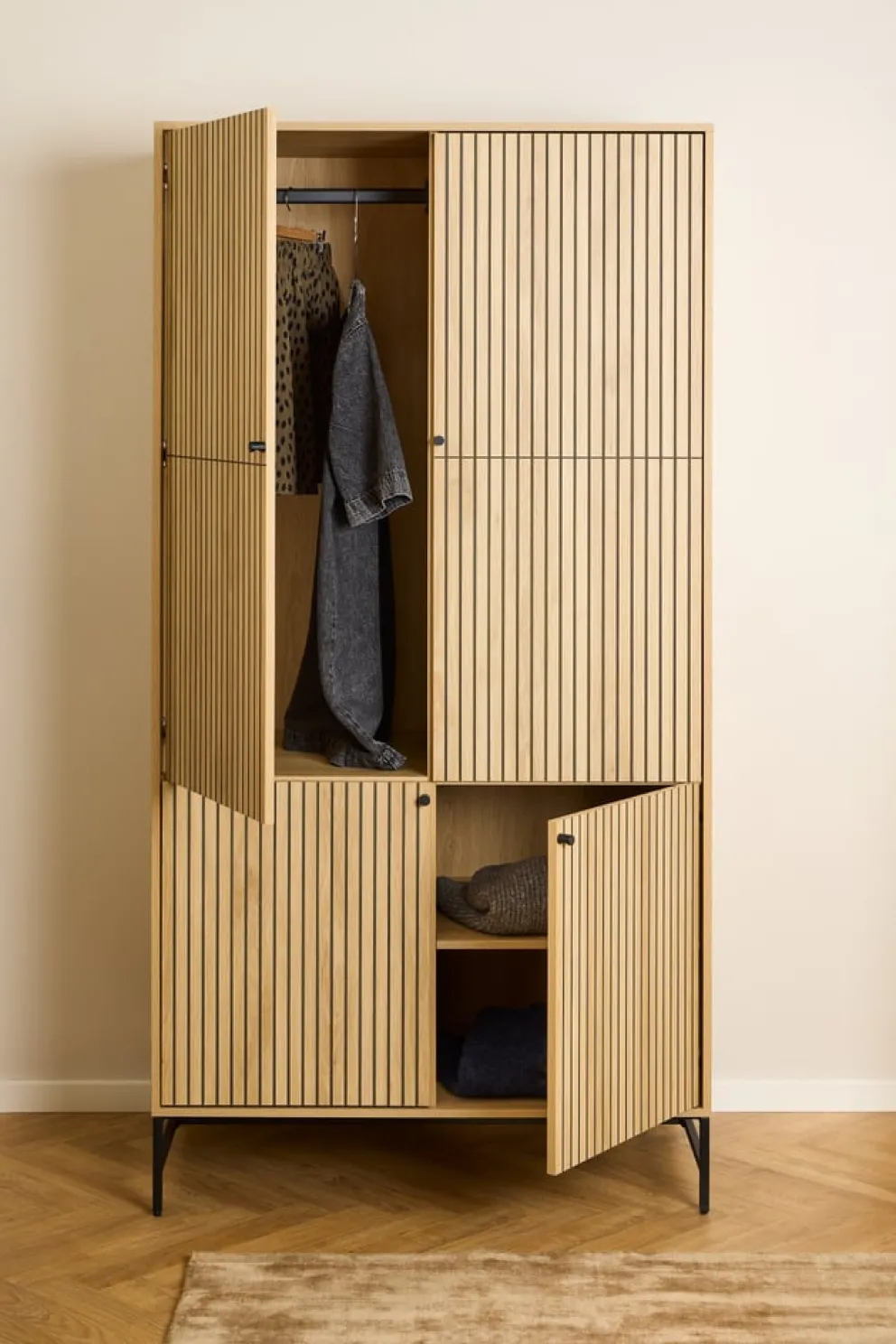 MID.YOU Garderobenschrank Albany eichefarbig Best