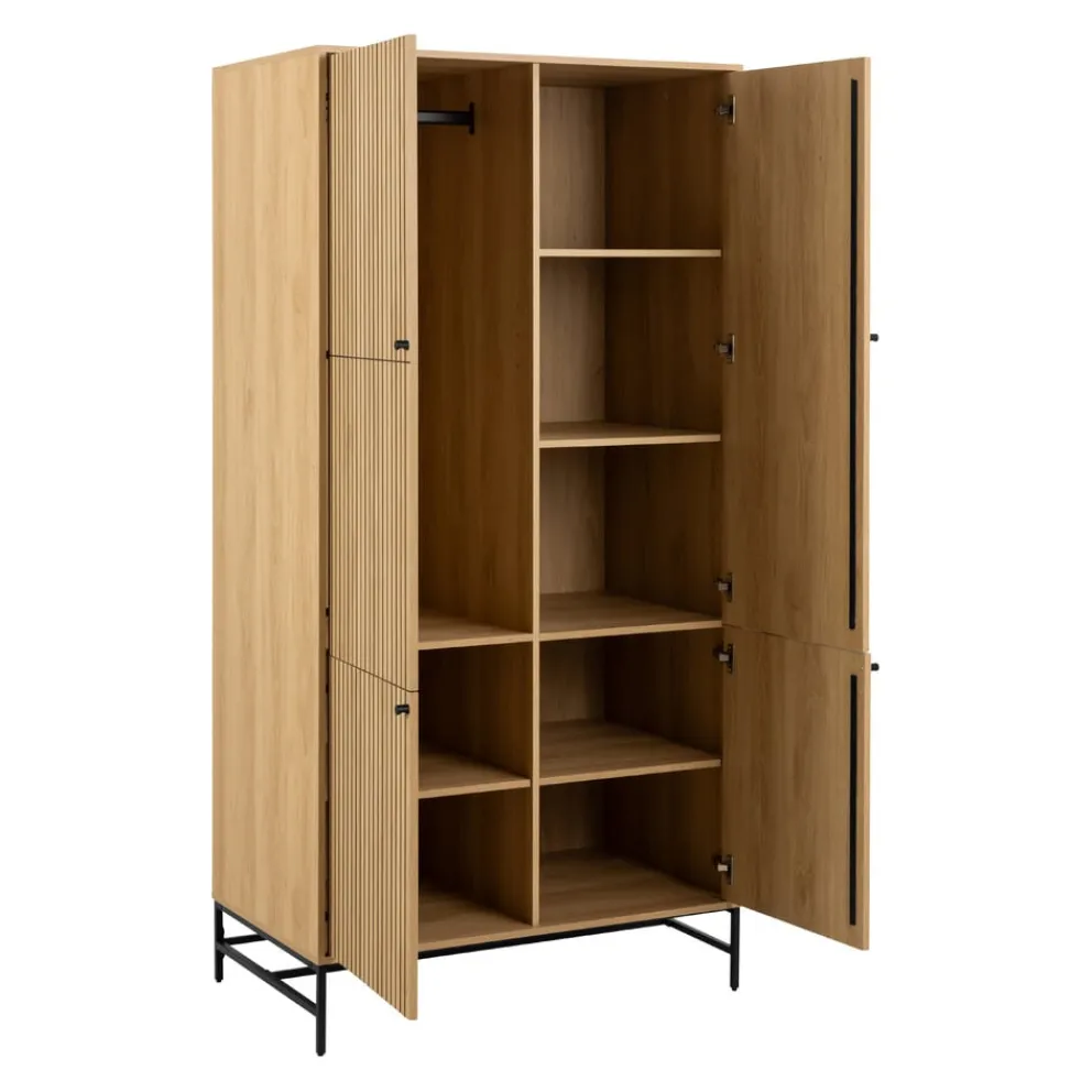 MID.YOU Garderobenschrank Albany eichefarbig Best