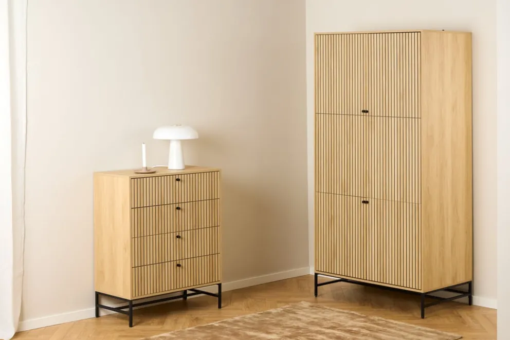 MID.YOU Garderobenschrank Albany eichefarbig Best