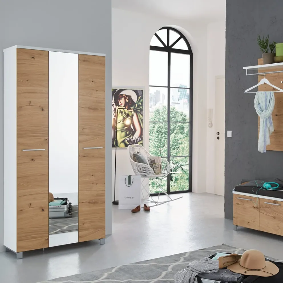 Dieter Knoll Garderobenschrank Andalo eichefarbig, weiss Online