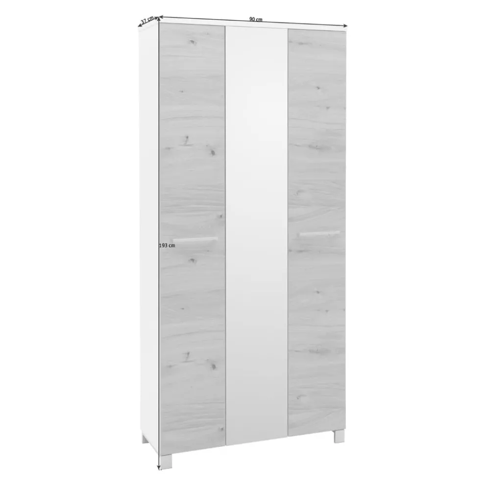 Dieter Knoll Garderobenschrank Andalo eichefarbig, weiss Online