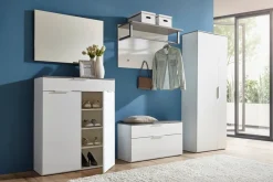 Carry Home Garderobenschrank Galaverna grau, weiss