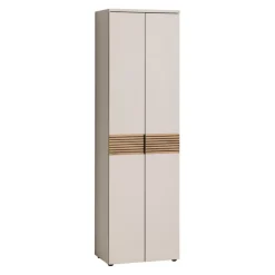 Voleo Garderobenschrank Indo eichefarbig, kaschmir Discount