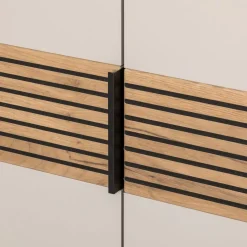Voleo Garderobenschrank Indo eichefarbig, kaschmir Discount