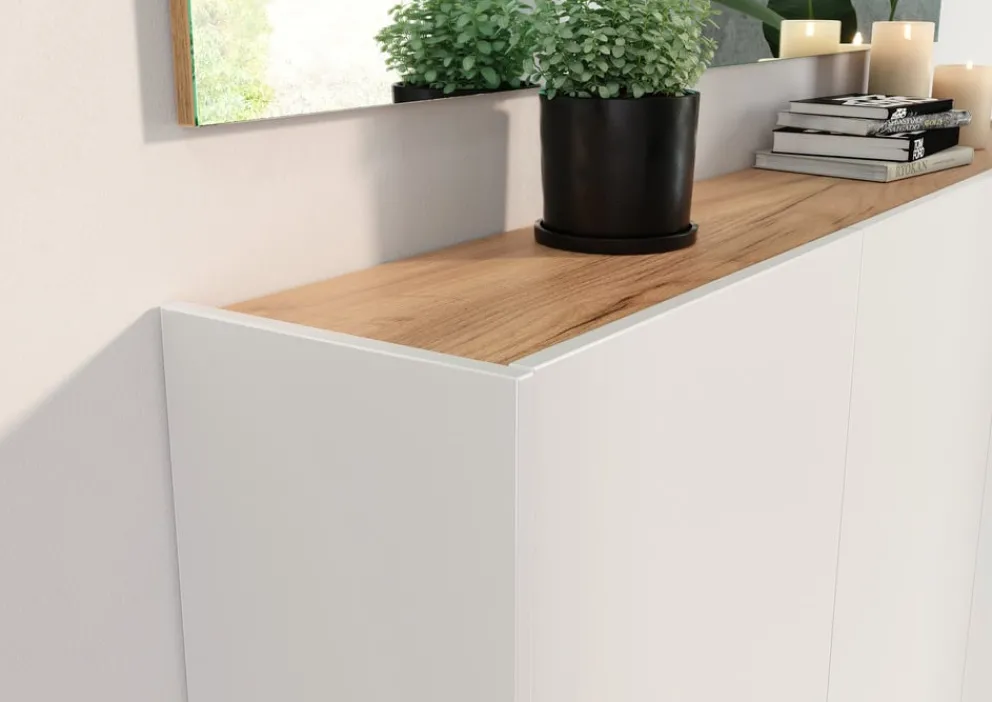 MID.YOU Garderobenschrank Libbiano weiss Discount