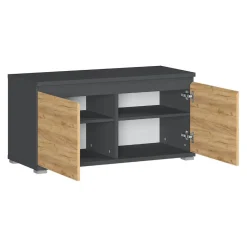 Xora Garderobenschrank Lilo anthrazit, eichefarbig Outlet