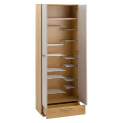 Novel Garderobenschrank Loveno eichefarbig, taupe New