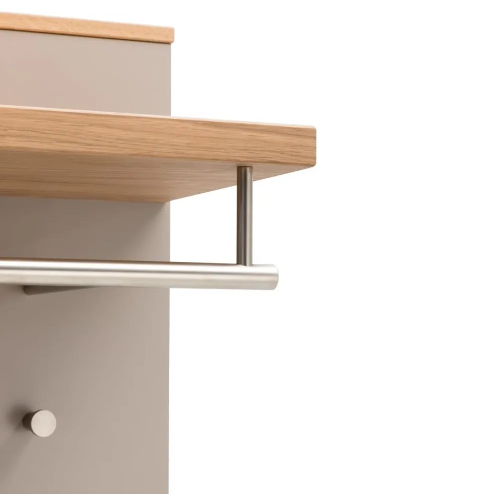 Novel Garderobenschrank Loveno eichefarbig, taupe Outlet
