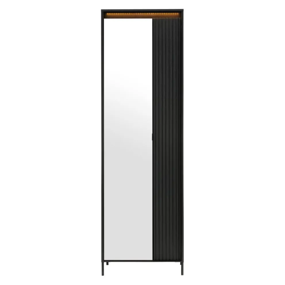 Hom'In Garderobenschrank Noto schwarz Hot