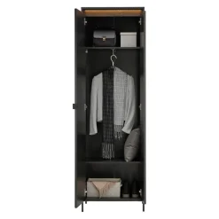 Hom'In Garderobenschrank Noto schwarz Hot